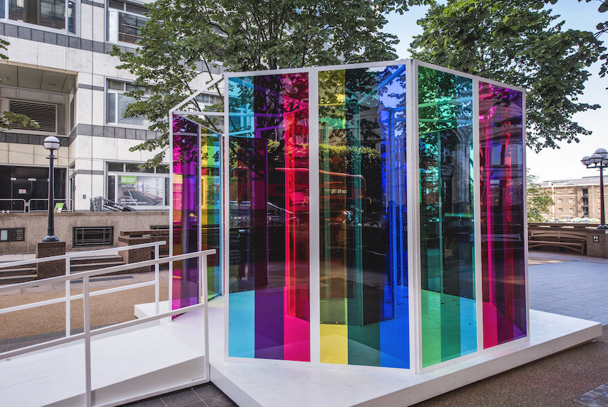 Hymn to the Big Wheel Installation in London by Liz West