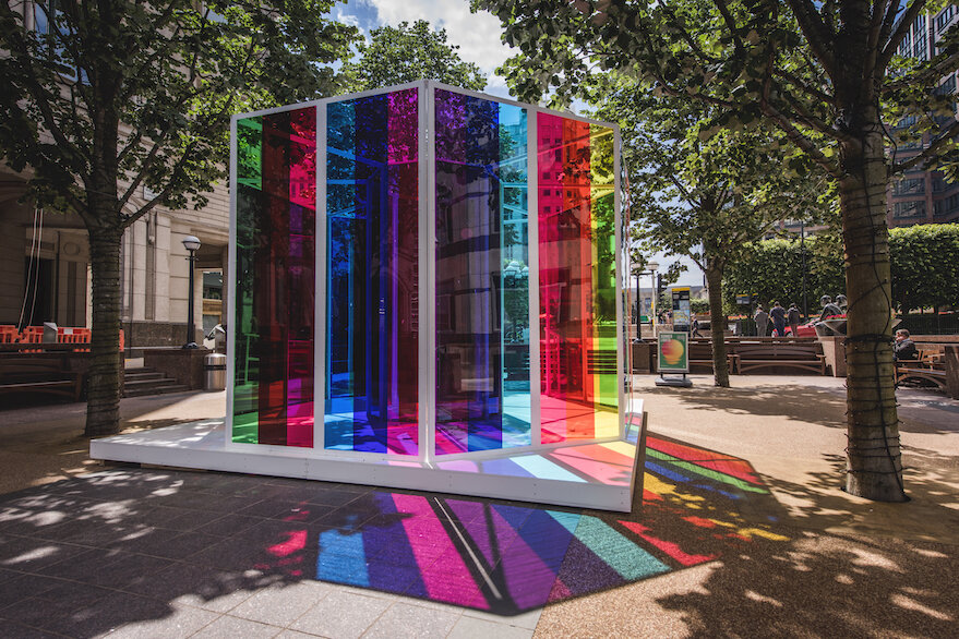 Hymn to the Big Wheel Installation in London by Liz West