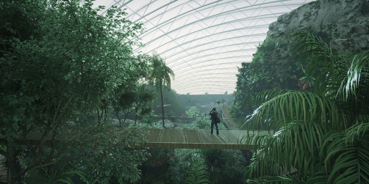 Rendering for Tropicalia Greenhouse