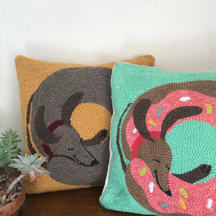 Dachshund Punch Needle Embroidery Kit