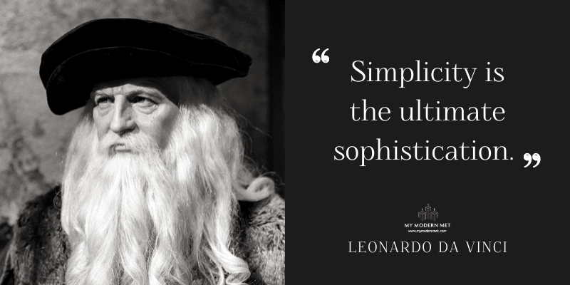Leonardo da Vinci Architecture Quote