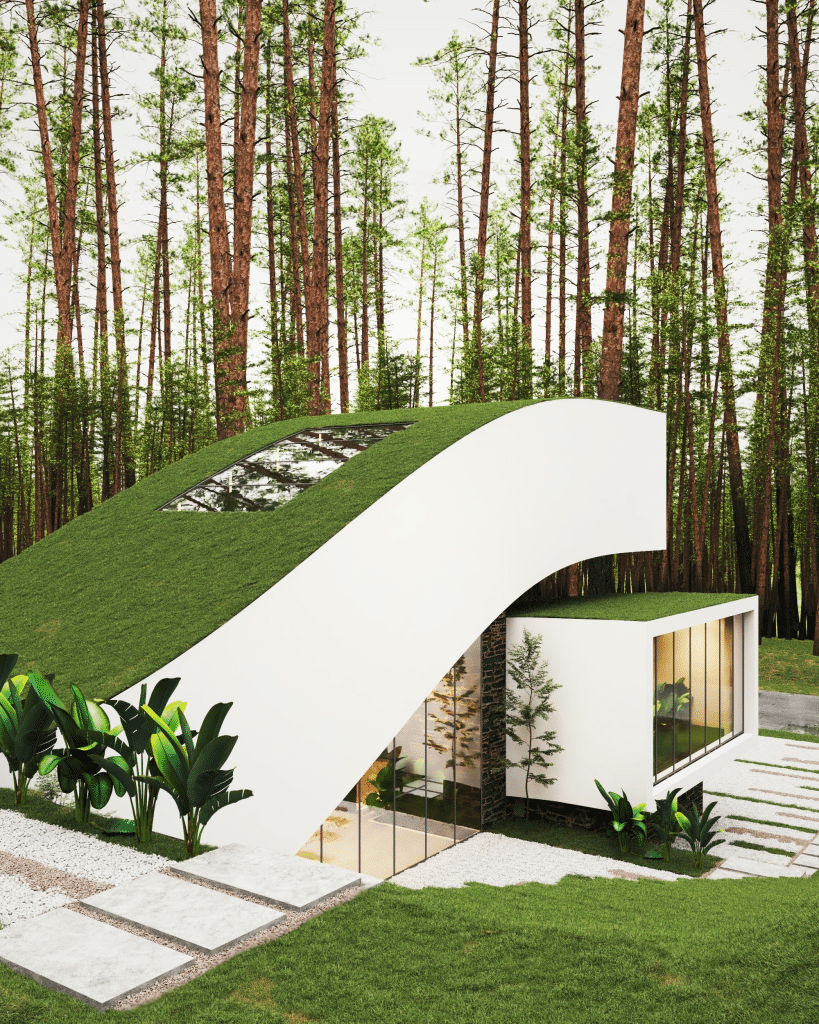 Exterior of Milad Eshtiyaghi designed Landscape House
