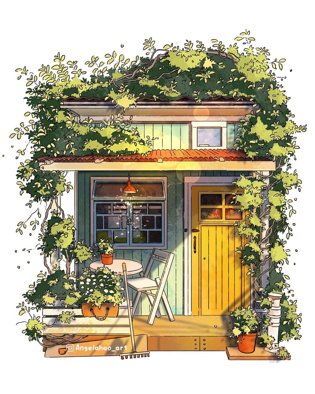 Storefront Illustrations by Angela Hao