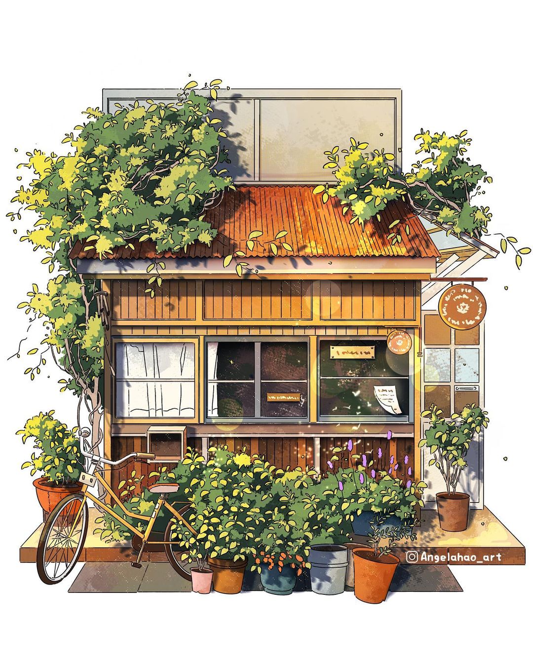 Storefront Illustrations by Angela Hao