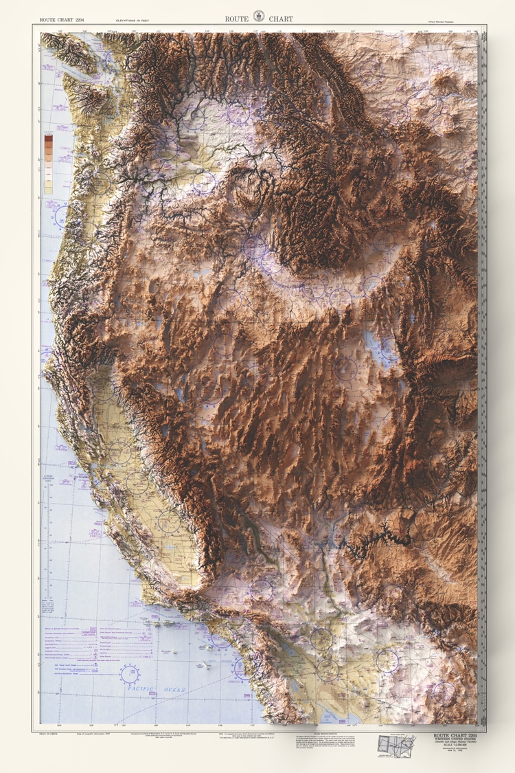 Western USA Map