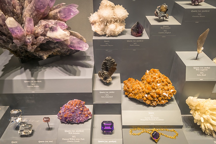 Smithsonian Natural History Museum in Washington, DC, Hall of Minerals