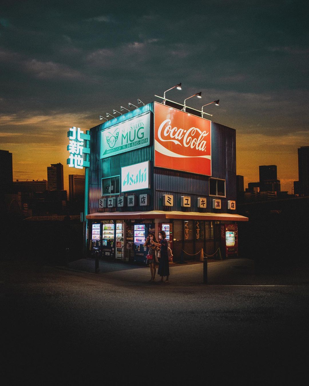 Omi Kim's Osaka, Japan Nightscapes with Neon Lights and Rain