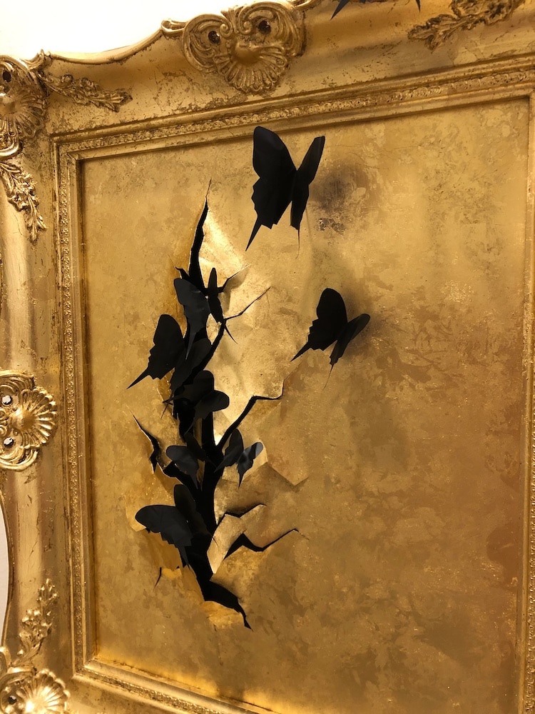 Vincent Salvo Metal Sculpture Butterfly Wall Art