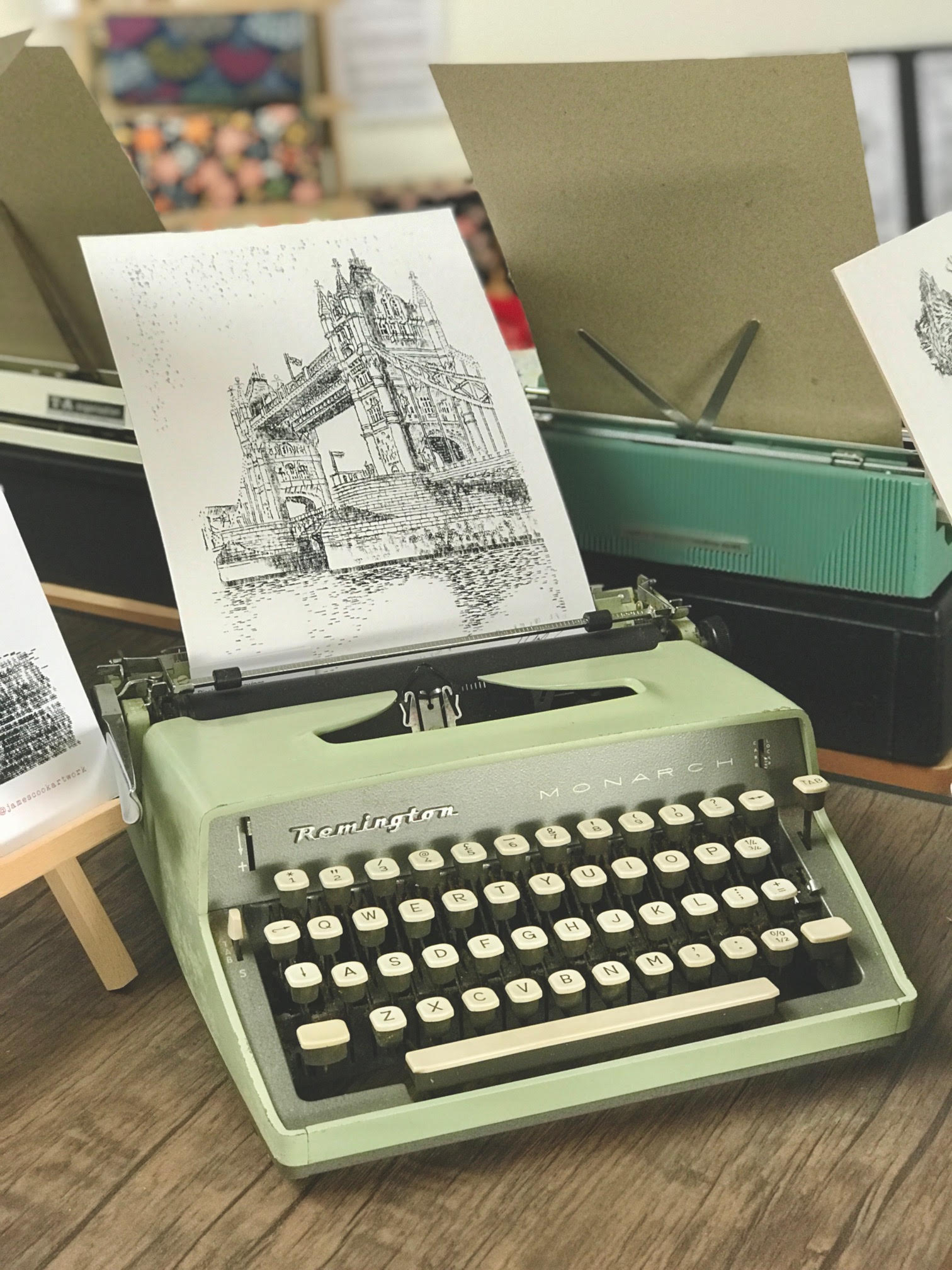 - ViralBandit Typewriter Art by James Cook