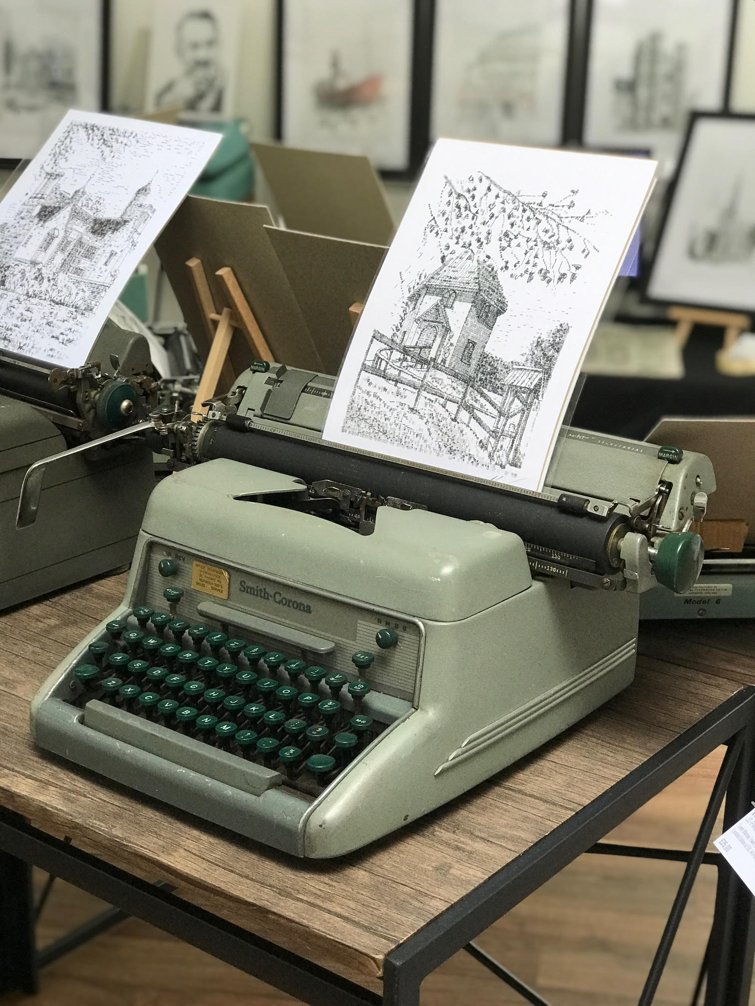 - ViralBandit Typewriter Art by James Cook
