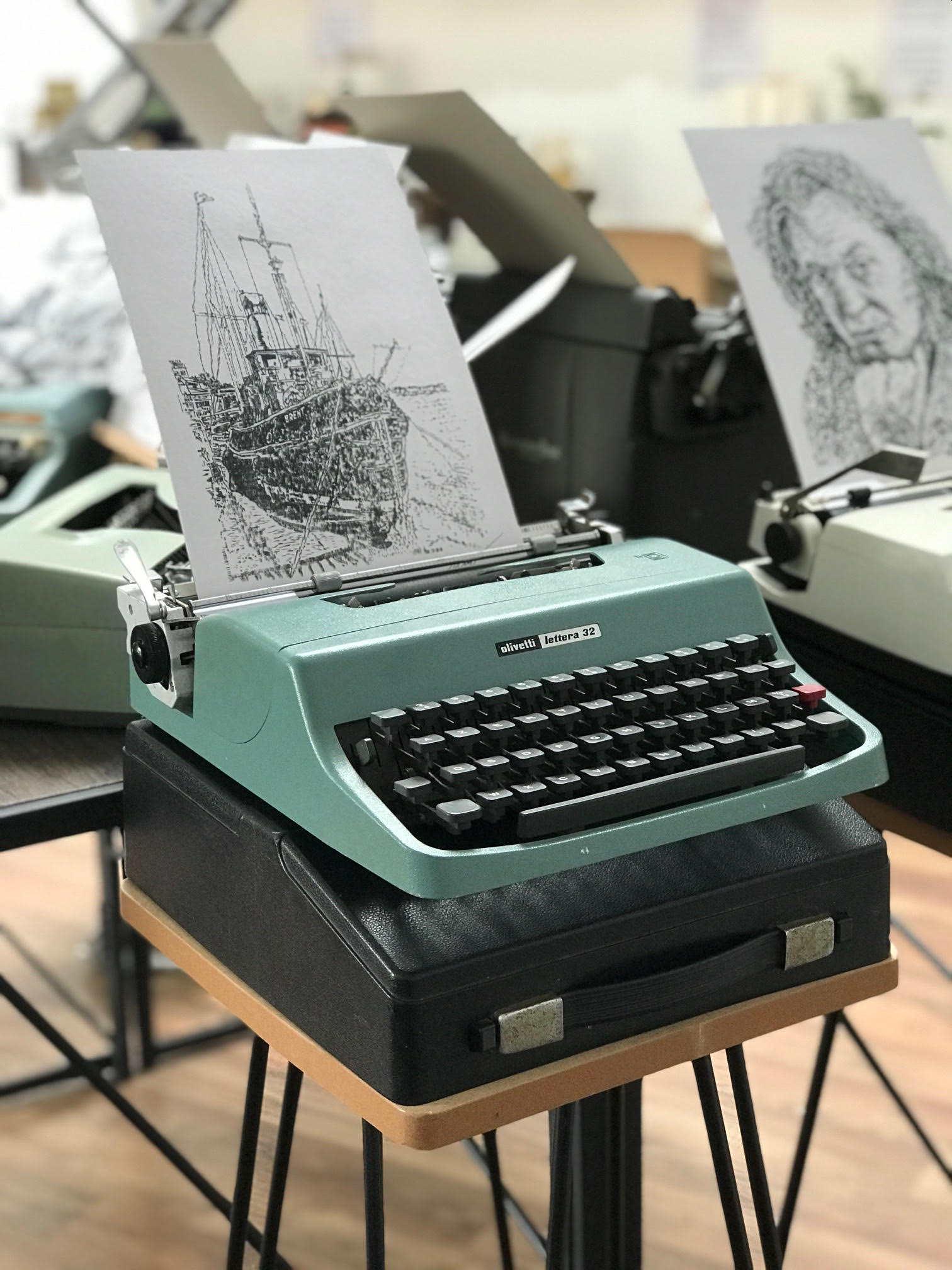 - ViralBandit Typewriter Art by James Cook