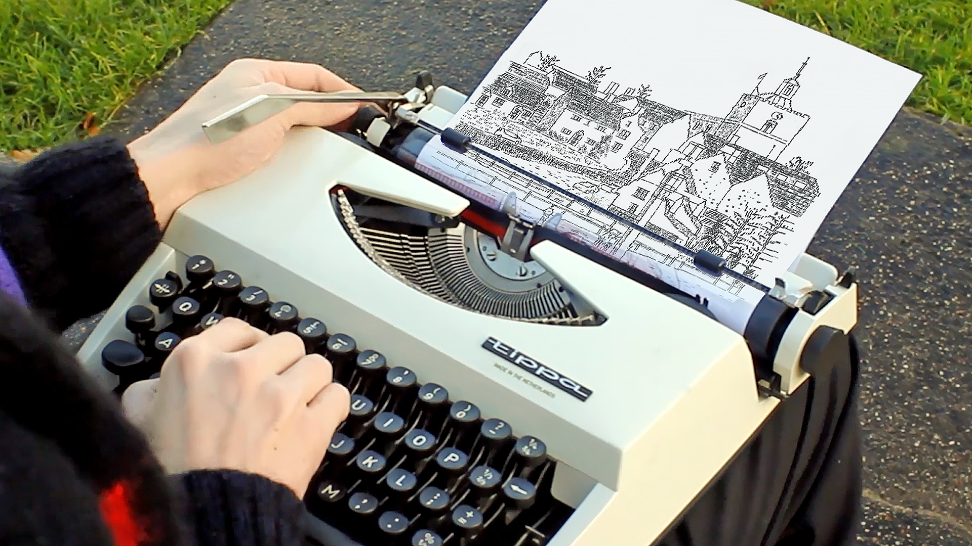 - ViralBandit Typewriter Art by James Cook