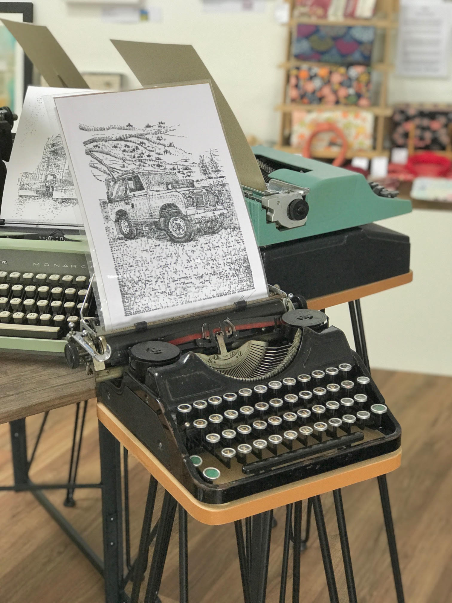 - ViralBandit Typewriter Art by James Cook