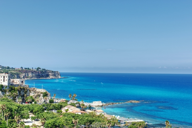 Tropea Beach in Calabria Region of Italy