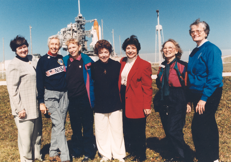 Wally Funk With Mercury 13 Women Astronaut Trainees