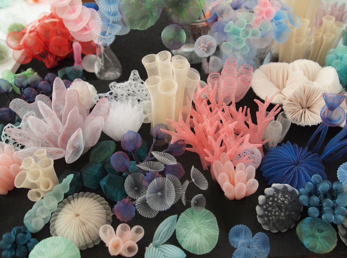 Ocean-Inspired Textile Sculptures by Mariko Kusumoto