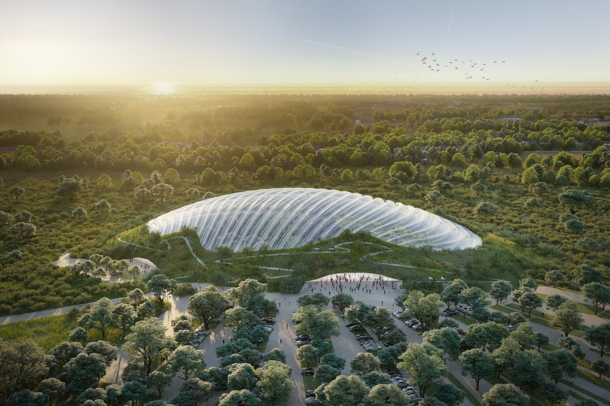 Rendering for Tropicalia Greenhouse