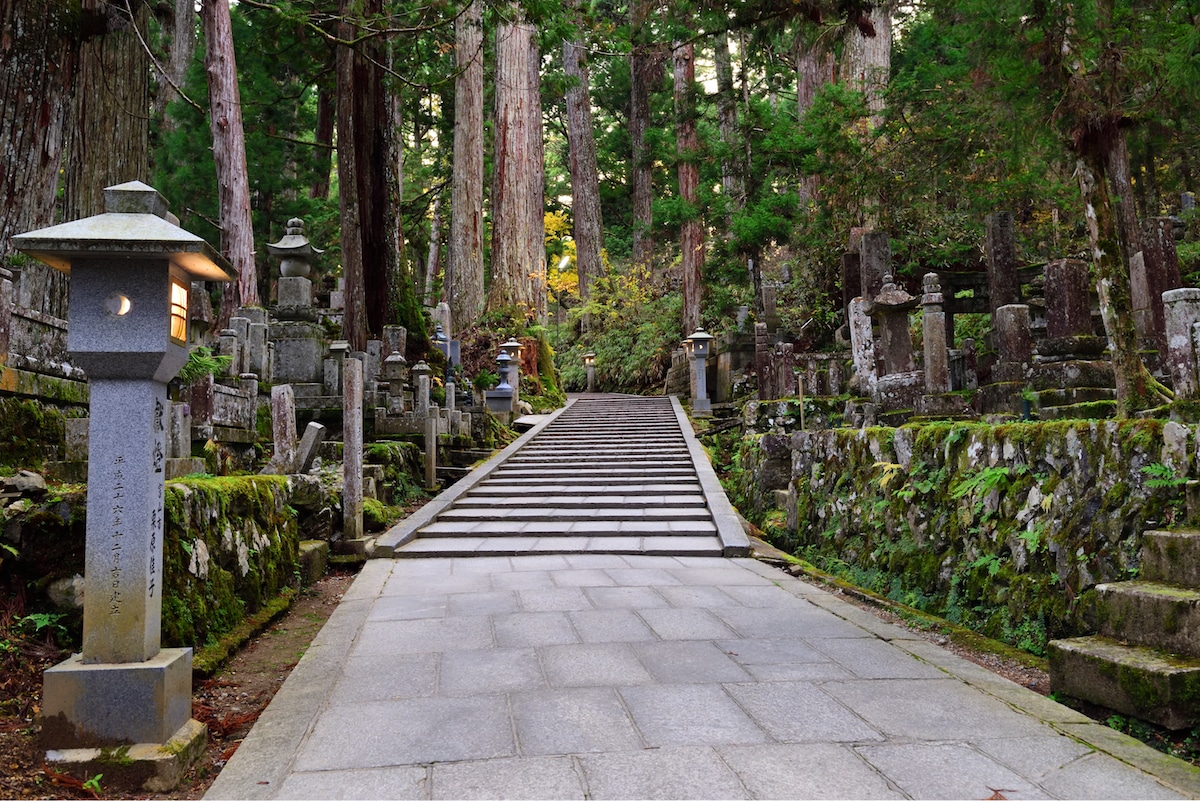 Cemetary in Japan