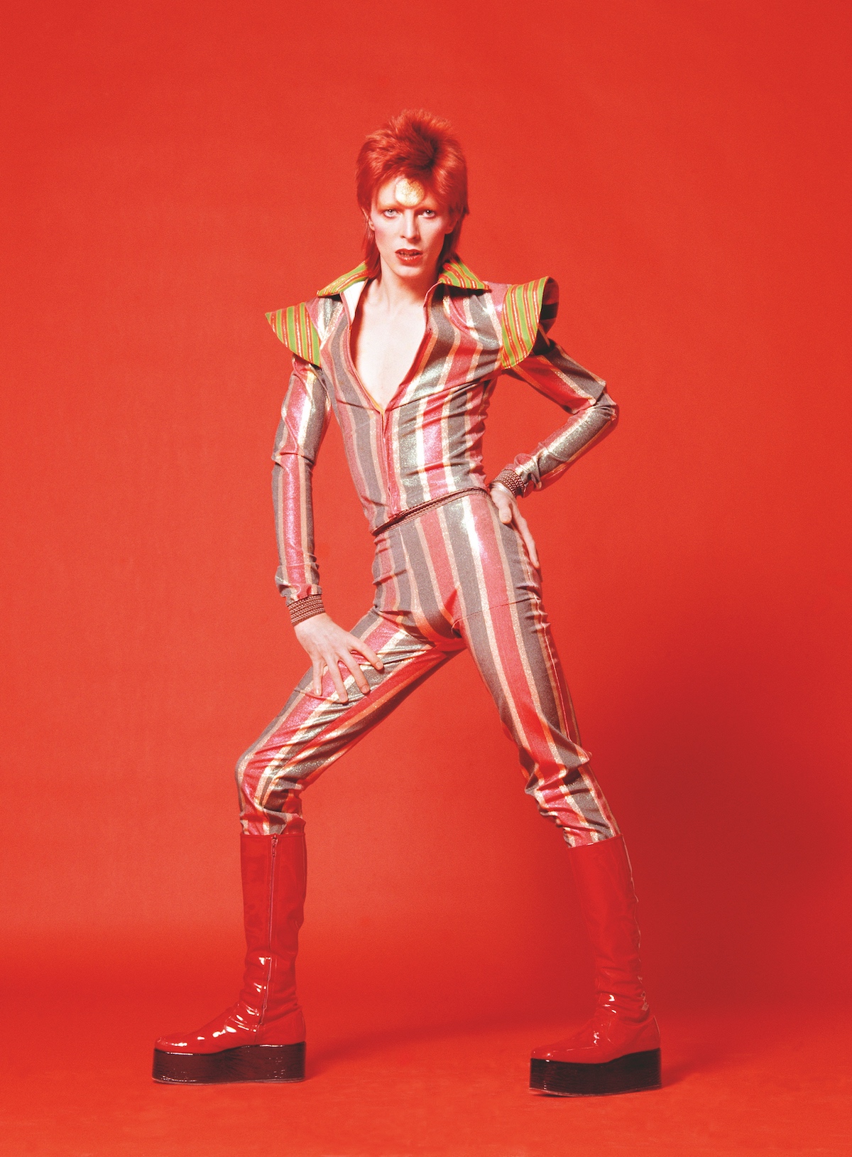 David Bowie in 1973 by Sukita