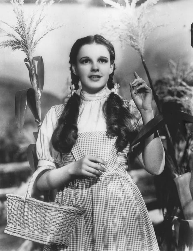 Wizard of Oz, Judy Garland's Iconic Dress, Press Shot