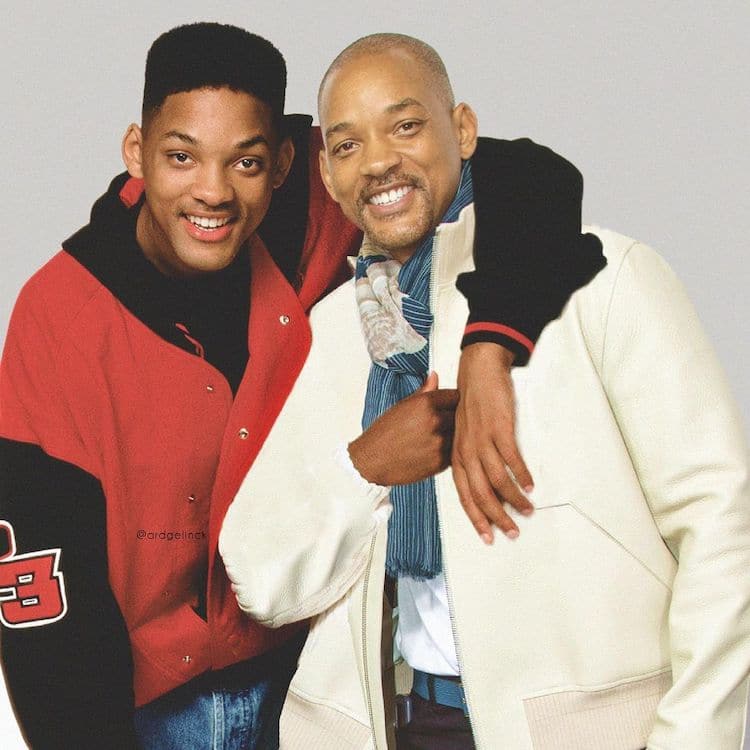 Then and Now Celebrity Photos by Ard Gelinck