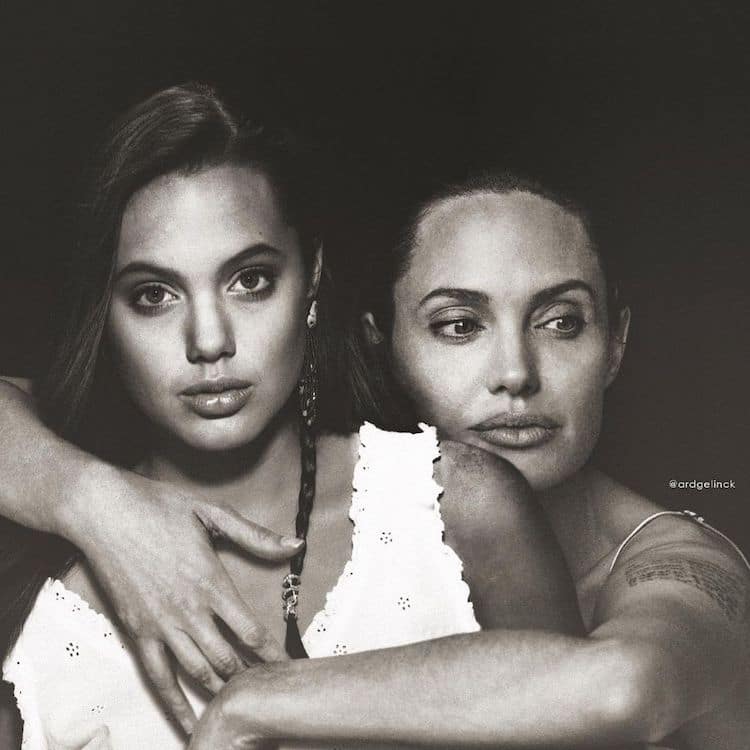Then and Now Celebrity Photos by Ard Gelinck