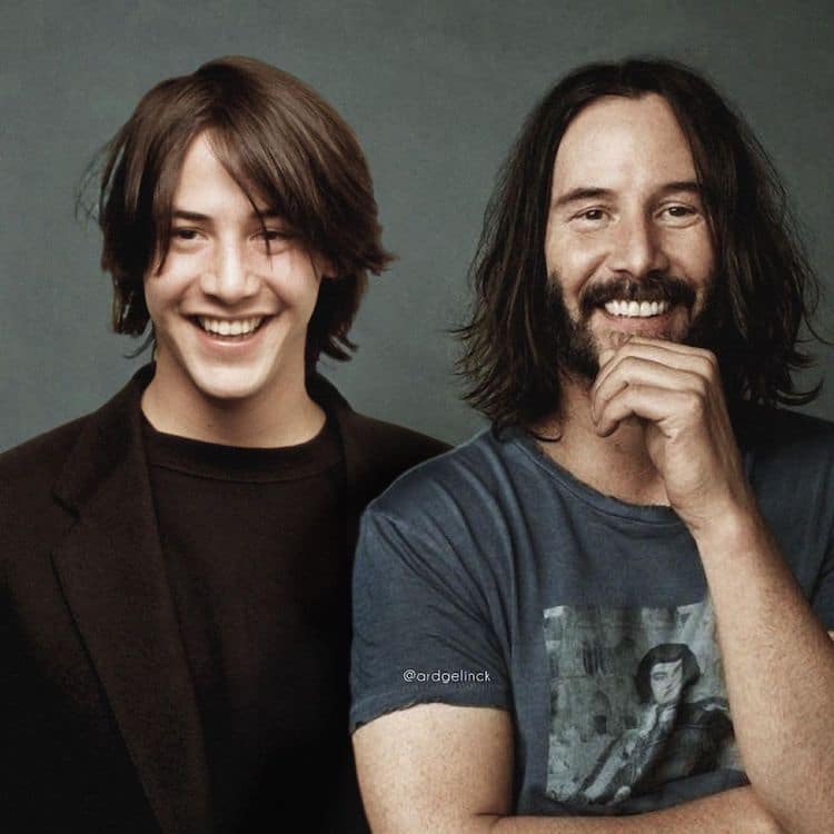 Then and Now Celebrity Photos by Ard Gelinck
