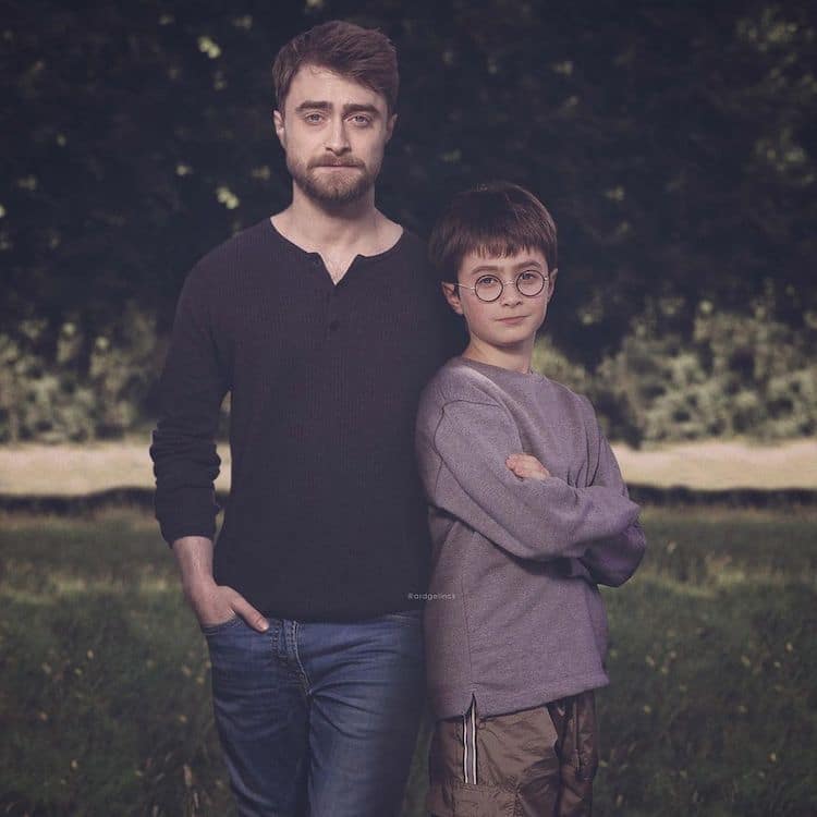 Then and Now Celebrity Photos by Ard Gelinck
