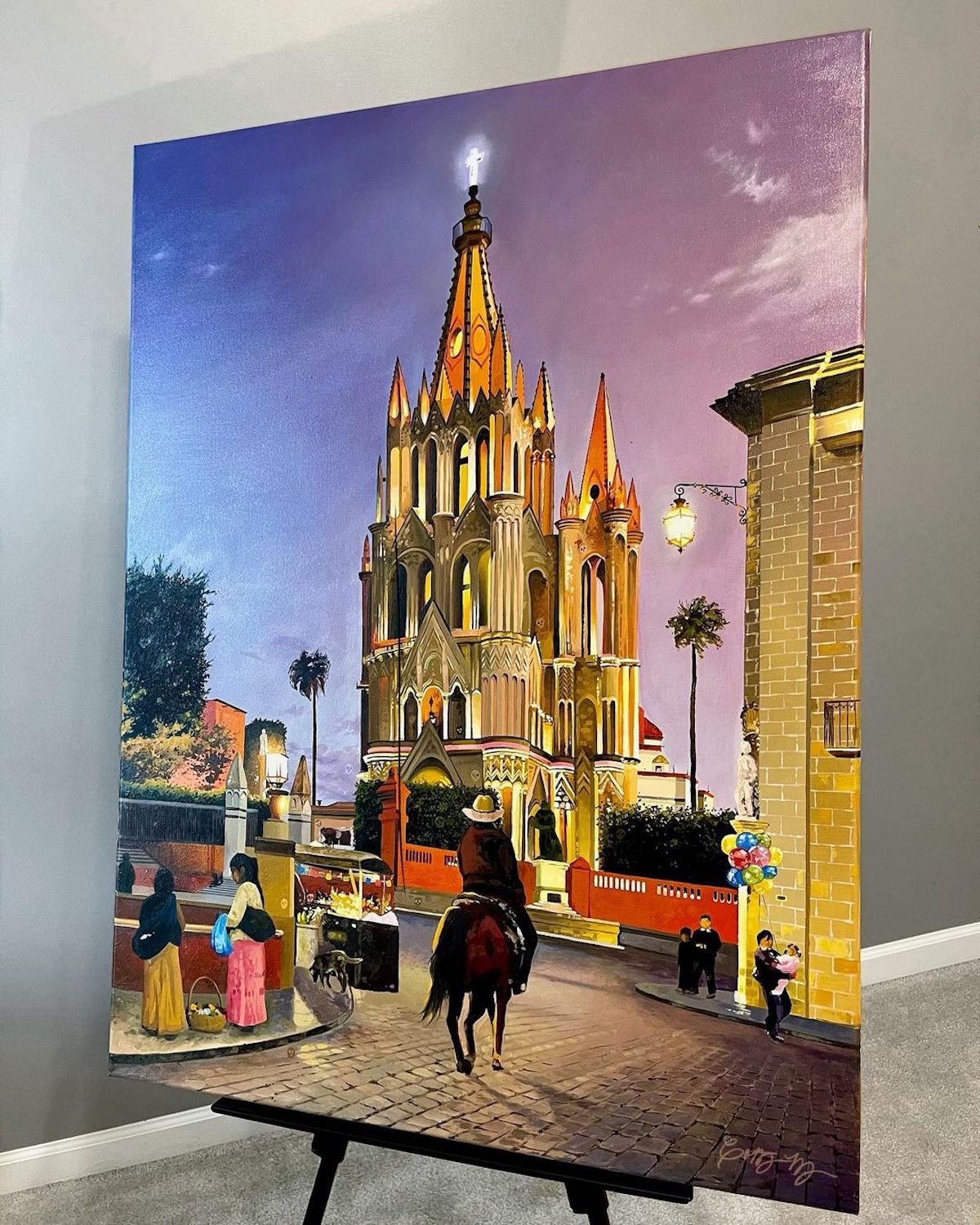 Oil Painting of Mexico by Courtney Myers