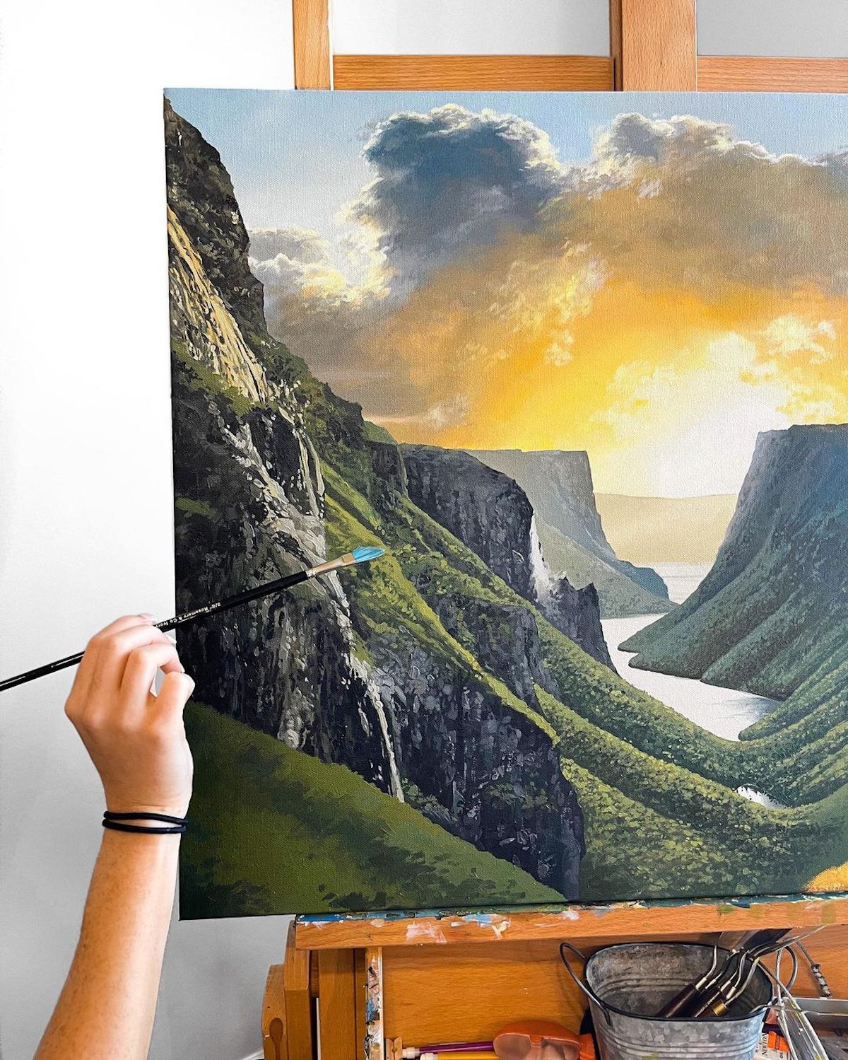 Oil Painting of Canada by Courtney Myers