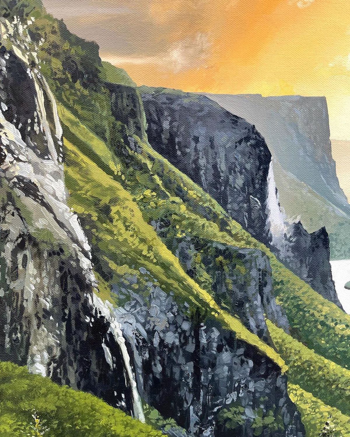 Oil Painting of Canada by Courtney Myers