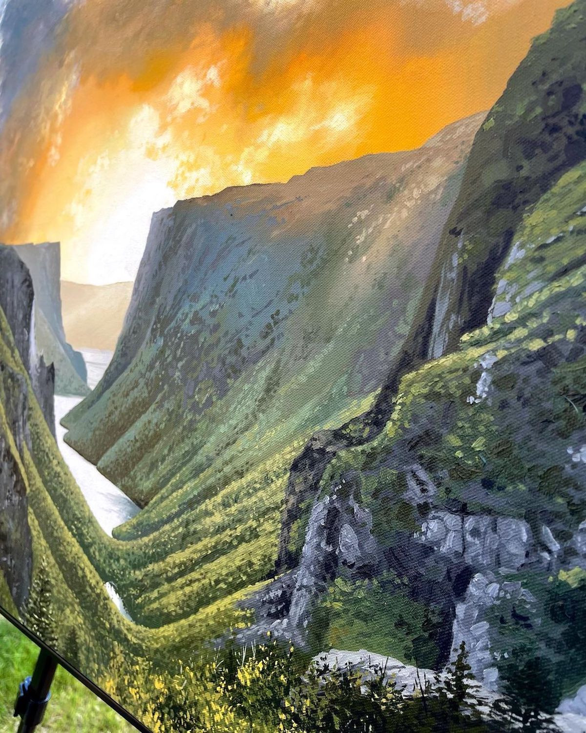 Oil Painting of Canada by Courtney Myers