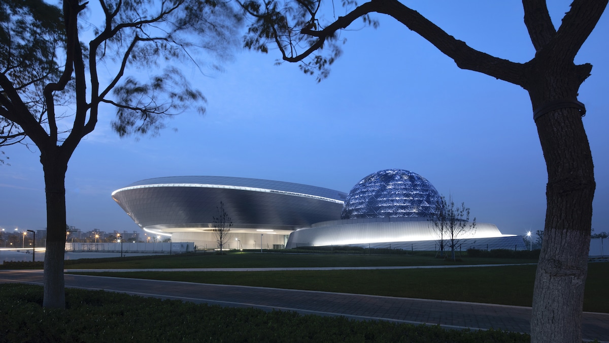 Overall View of the Shanghai Astronomy Museum by Ennead Architects, Captured by Arch-Exist