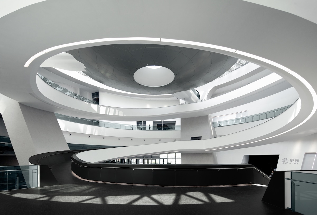 Interior Circulation of the Shanghai Astronomy Museum by Ennead Architects, Captured by Arch-Exist