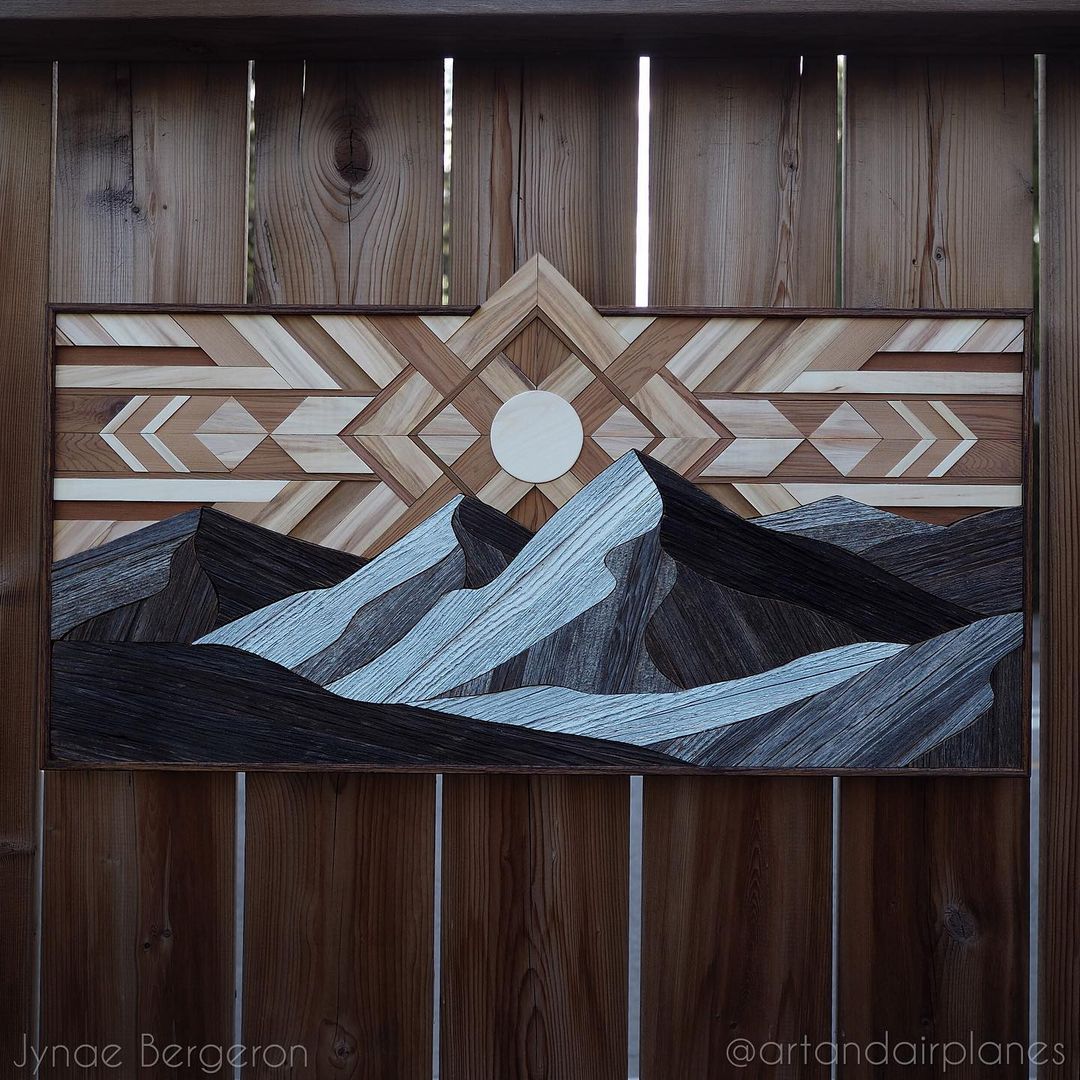 Reclaimed Wood Wall Art by Jynae Bergeron