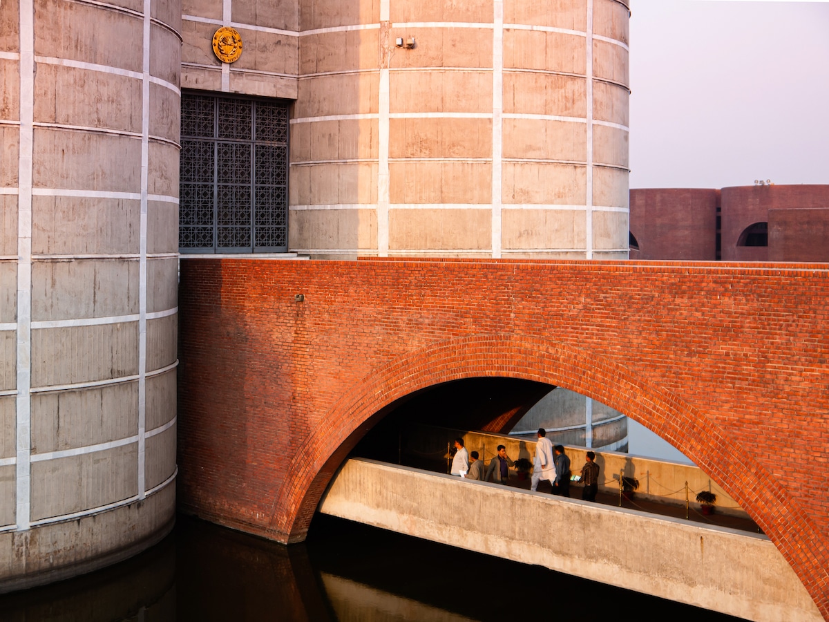 National Assembly Building of Bangladesh by Louis Kahn
