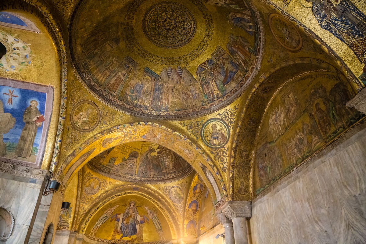 St. Mark's Basilica, a famous example of Byzantine architecture