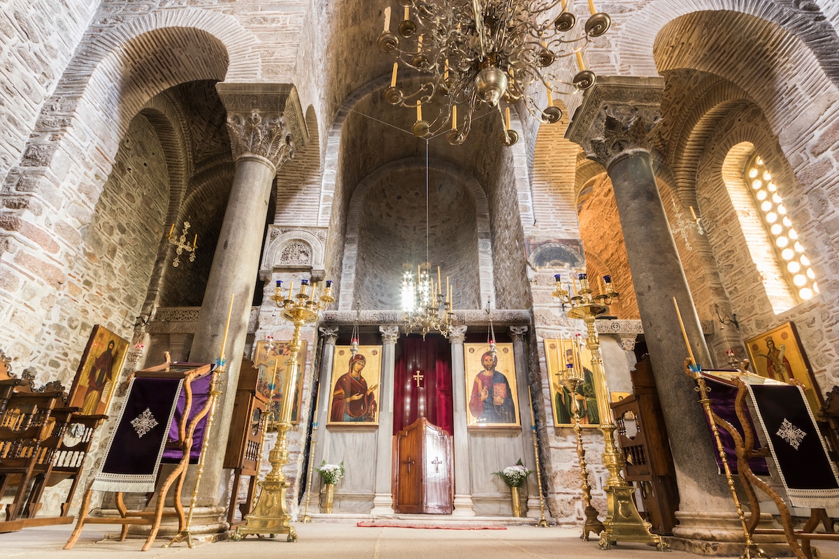 Hosios Loukas, a famous example of Byzantine architecture