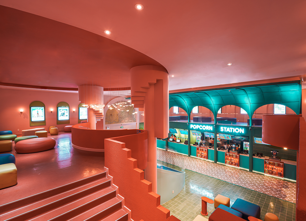 Upper Floor of Beta Cinema by Module K