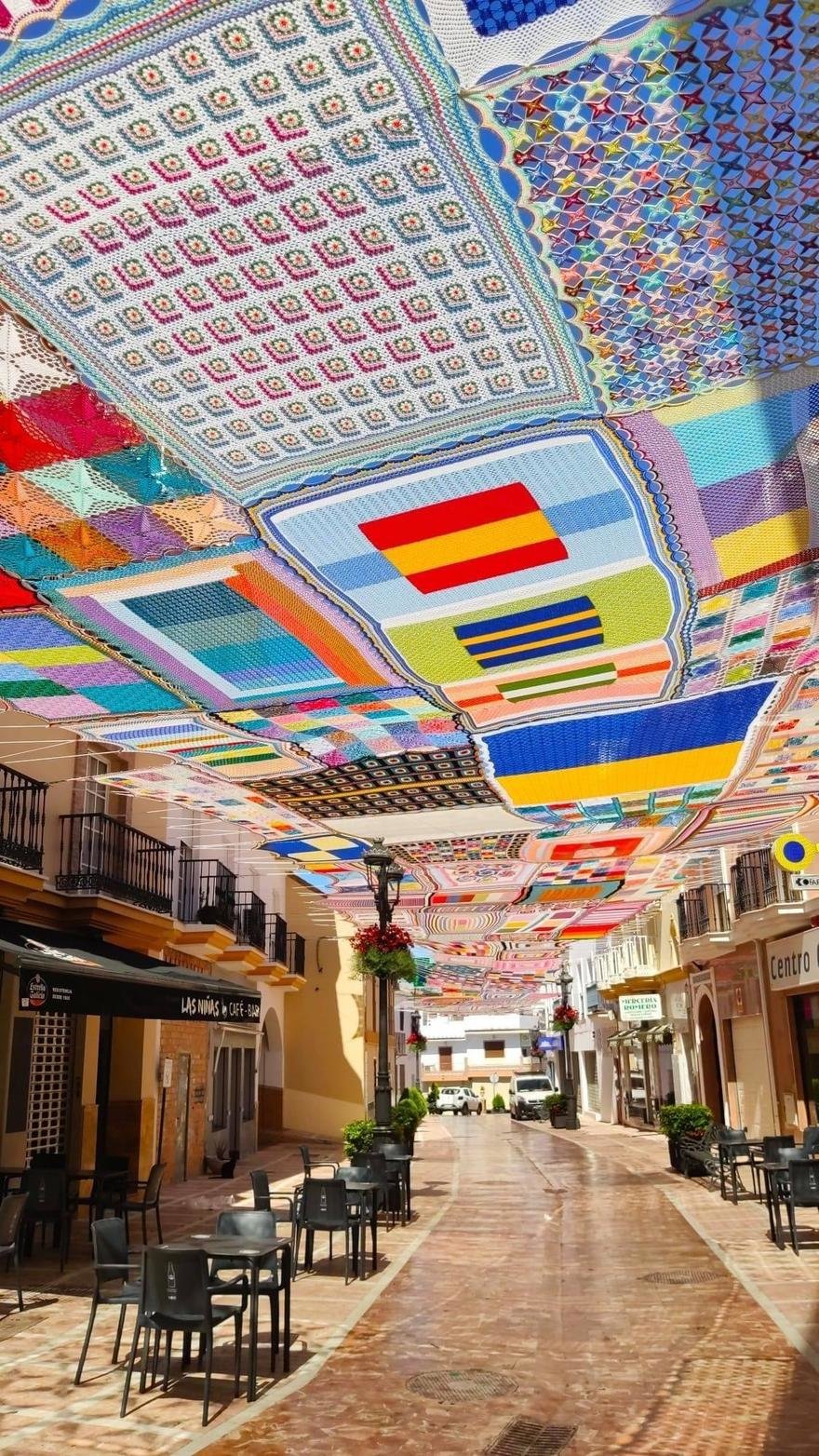 Crochet Canopy in Malaga, Spain
