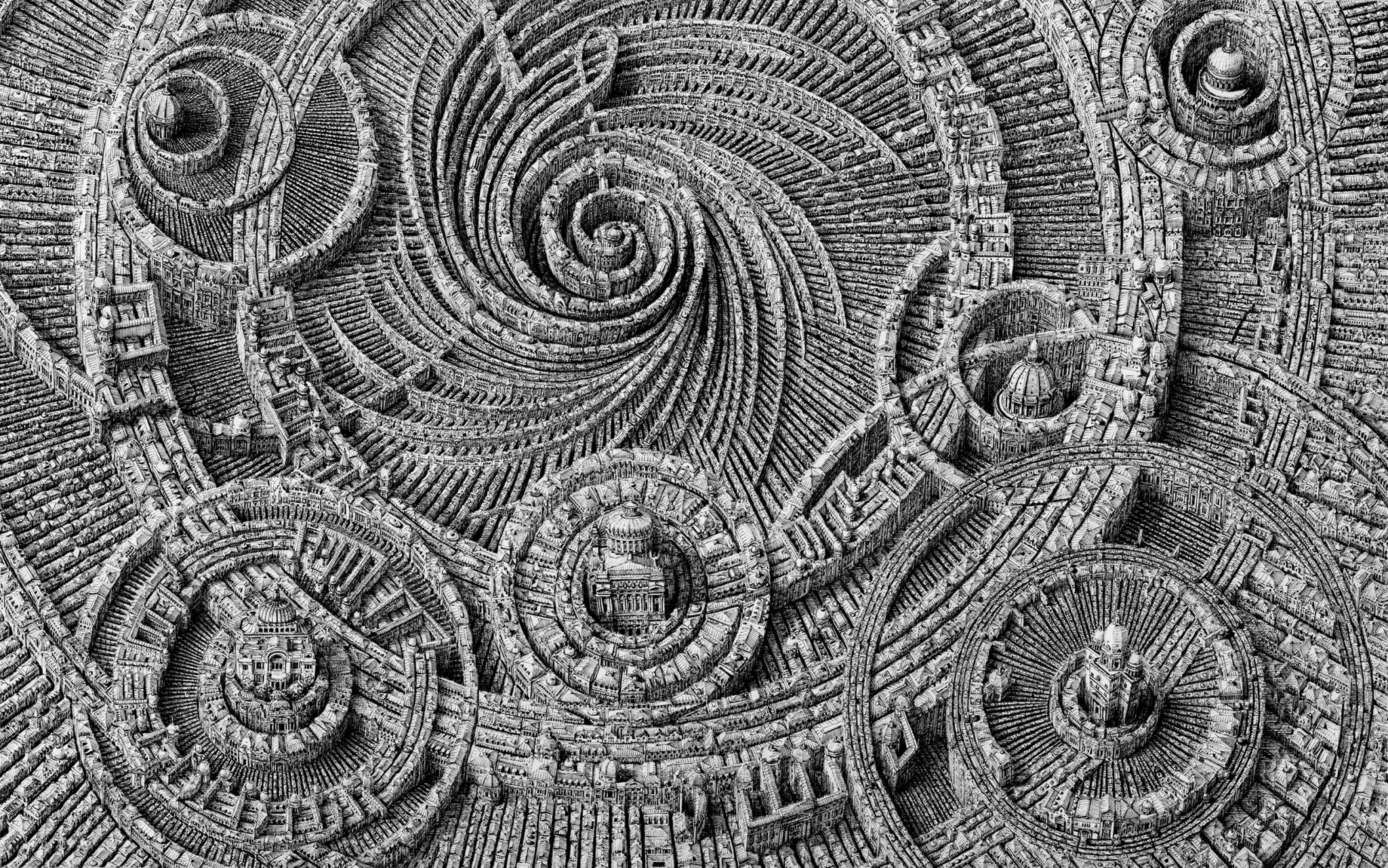Architecture Drawing by Benjamin Sack