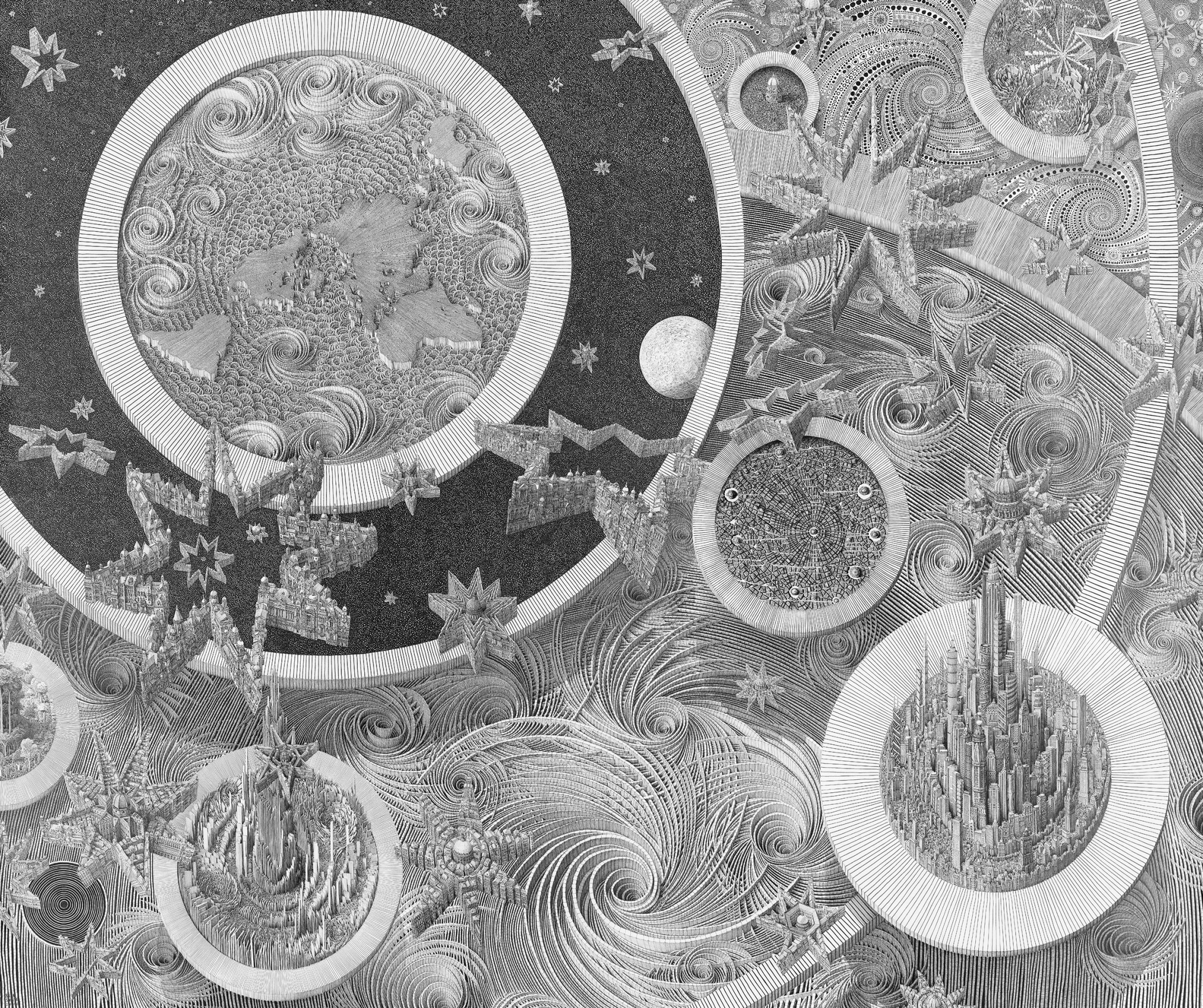 Architecture Drawing by Benjamin Sack