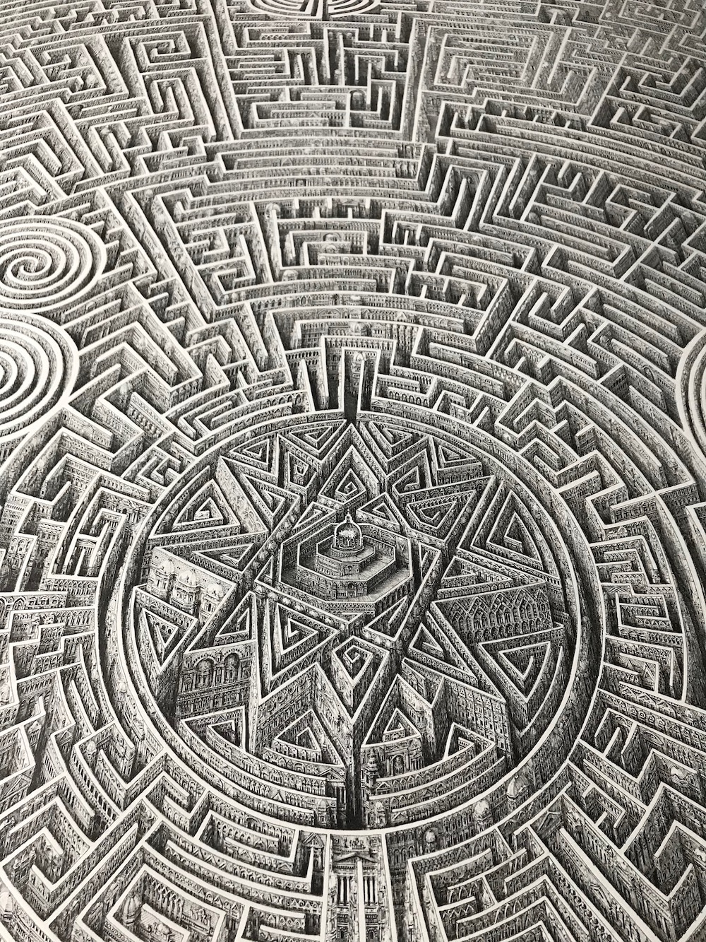 Architecture Drawing by Benjamin Sack