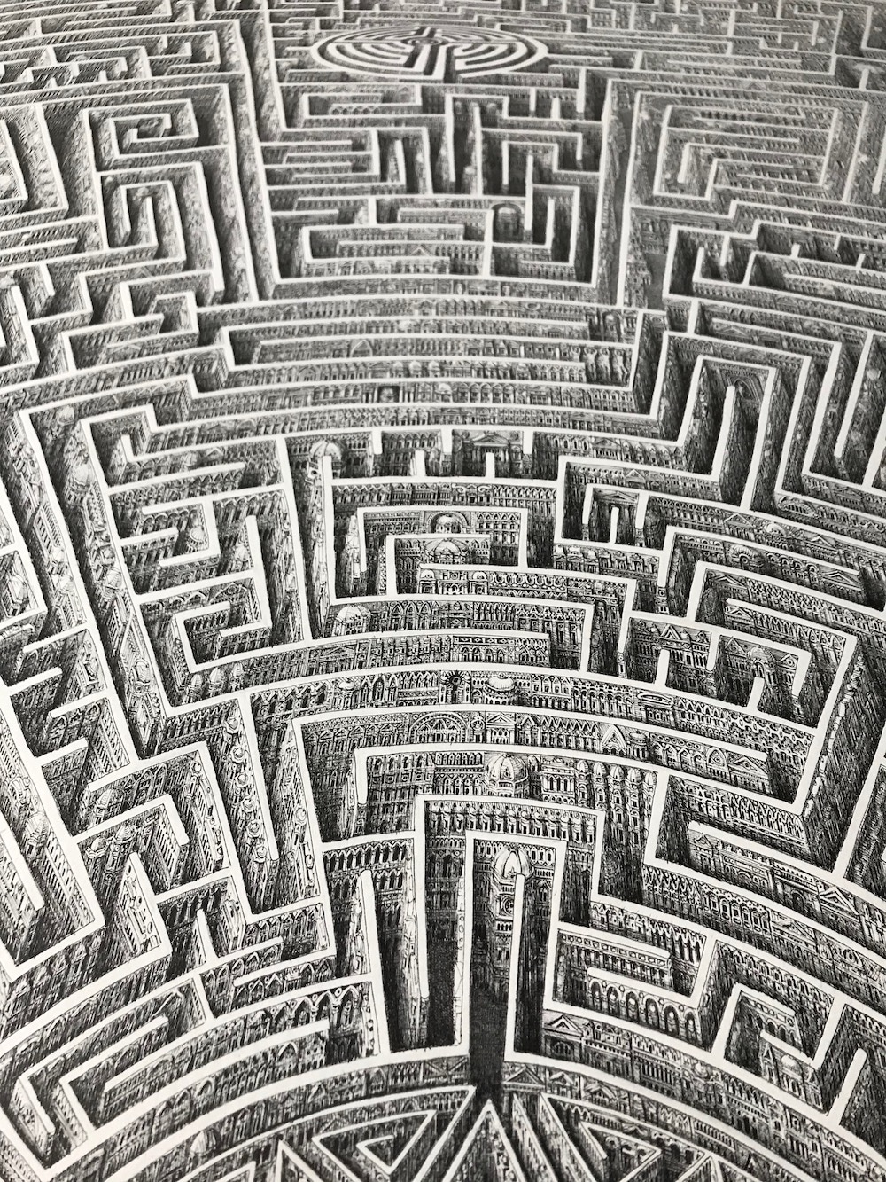 Architecture Drawing by Benjamin Sack