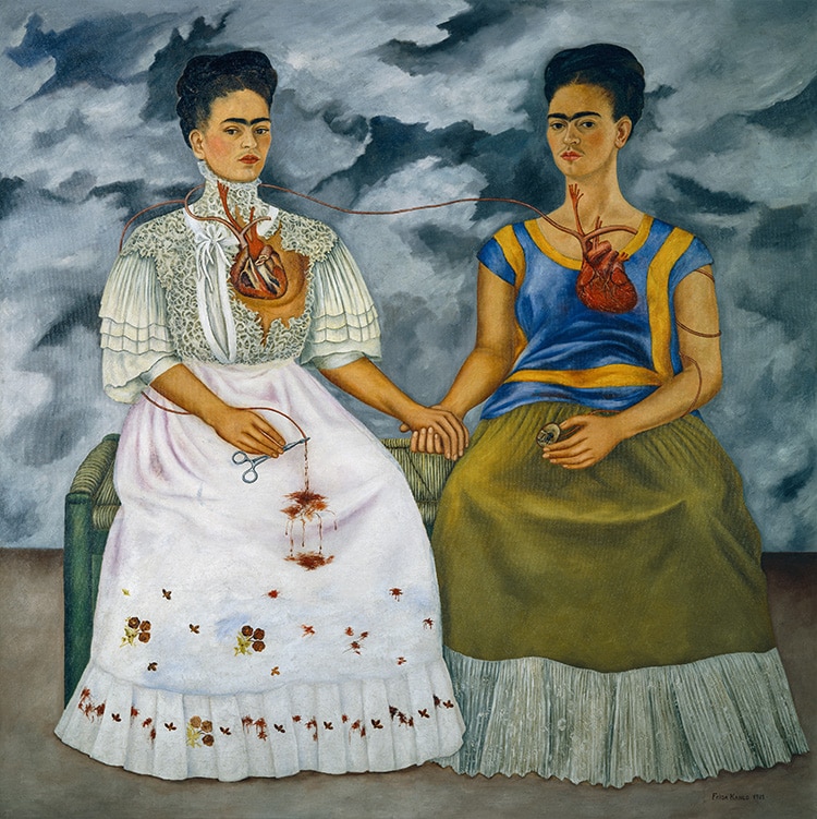 Two Fridas Frida Kahlo Paintings