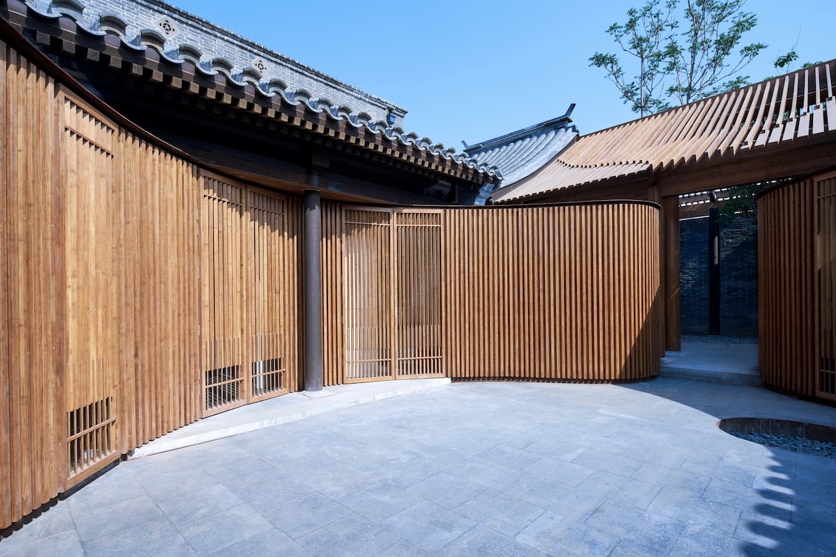 Courtyard of the Renovated Traditional Hutong completed by Urbanus