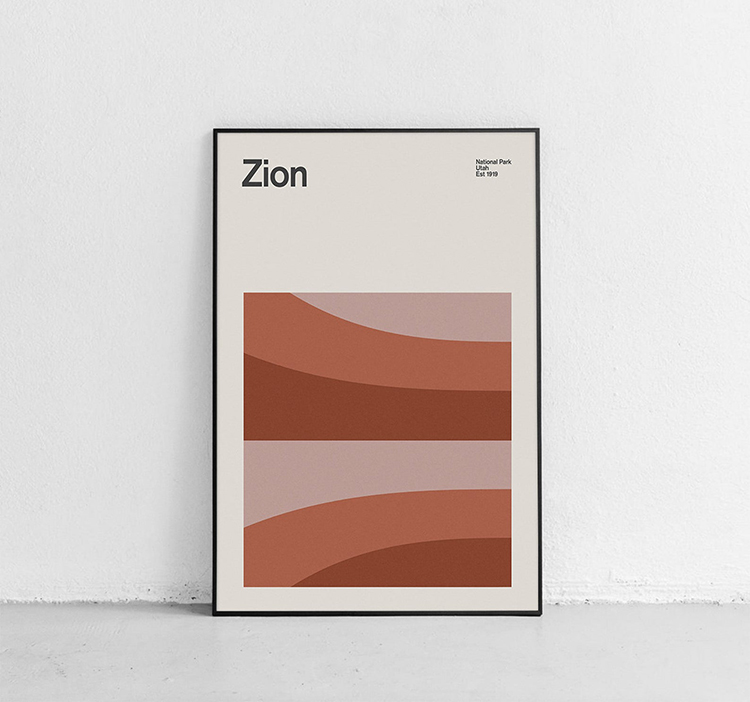 Zion Minimalist Poster