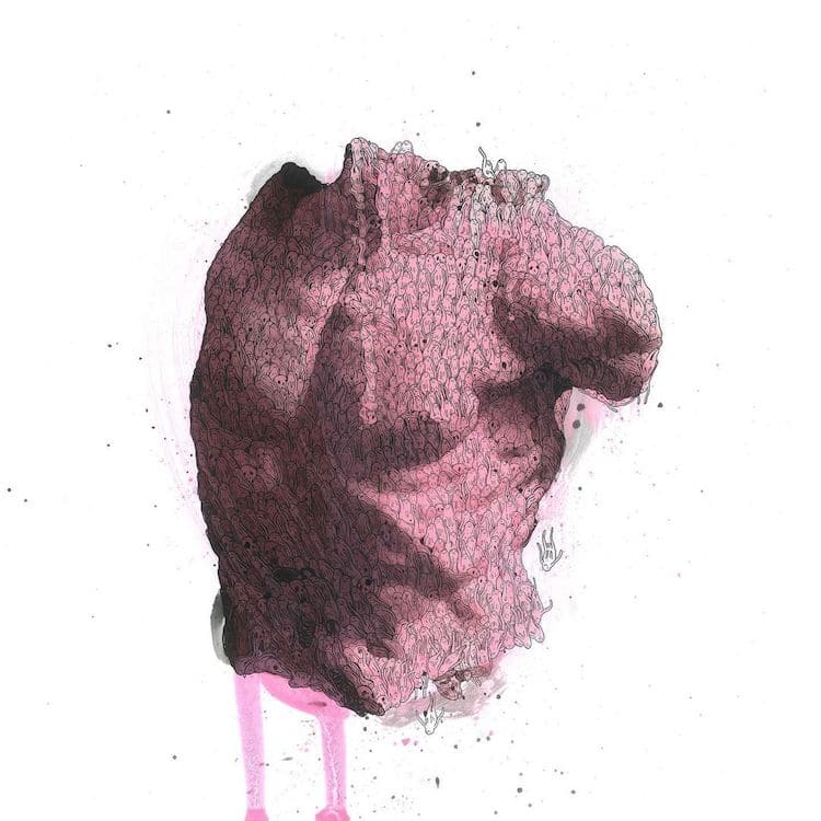 Intricate People Drawings by Richard Berner