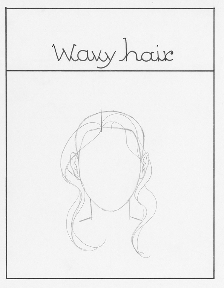 How to Draw Wavy Hair