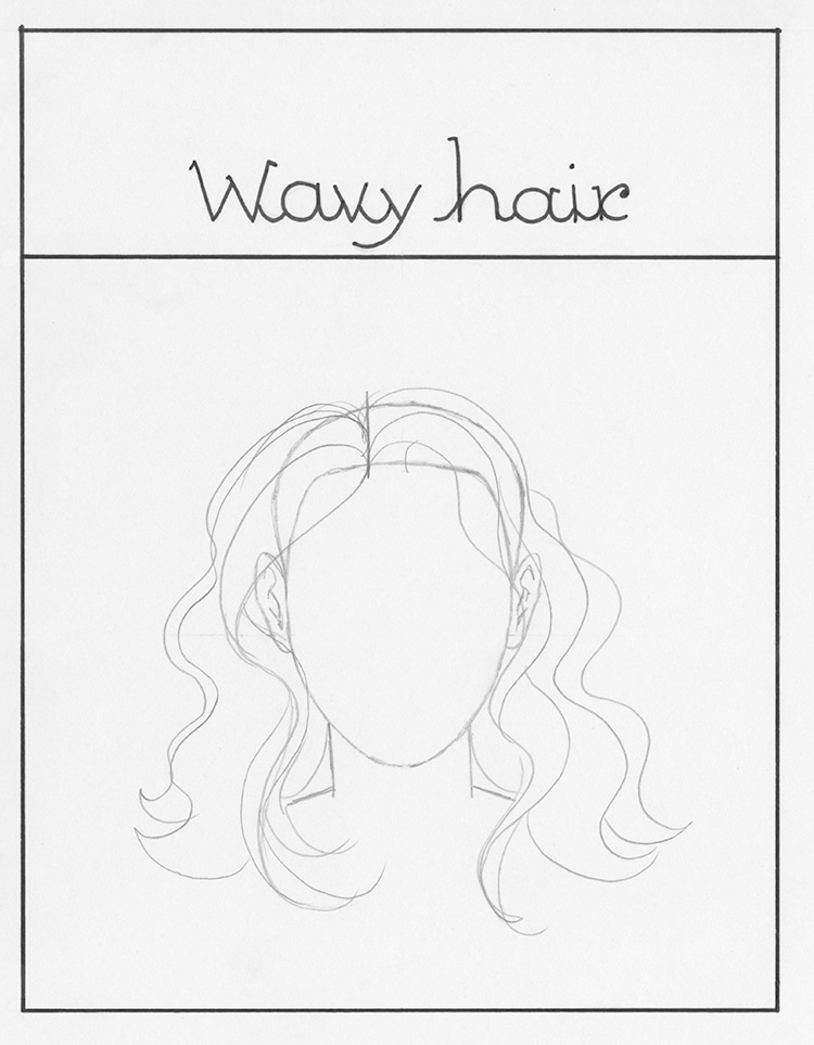 How to Draw Wavy Hair
